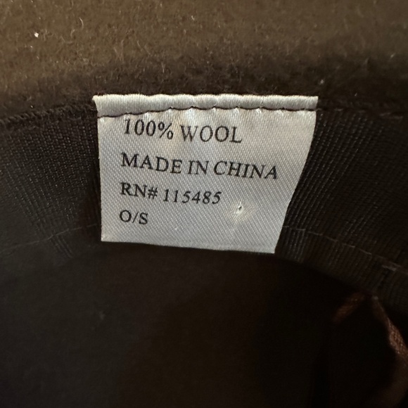 Wool Felt Brown Floppy Hat Round Womens - Picture 2 of 11